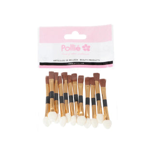 Eurostil Pack Pinceles Aplicadores Sombra Con Esponja 1un