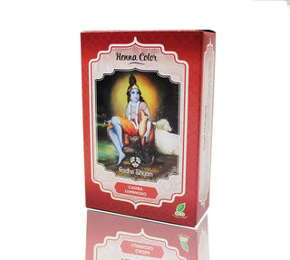 Polvere mogano luminosa Henna Radhe 100 g