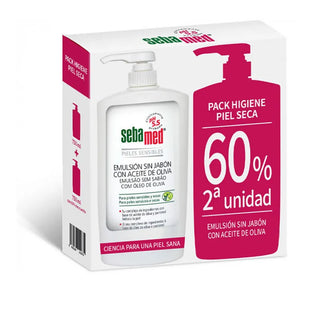 Sebamed Emulsione senza sapone all'olio d'oliva 750 ml Duo