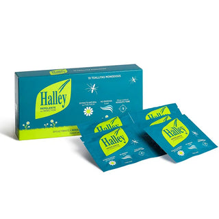 Salviettine repellenti Halley, 10 pezzi