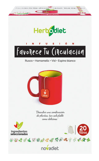 Novadiet Herbodiet favorise la circulation 20 Filtres 