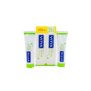 Vitis Duplo Aloe Vera Dentifricio gusto mela 2x150 ml + 75 ml — Pasta do zębów