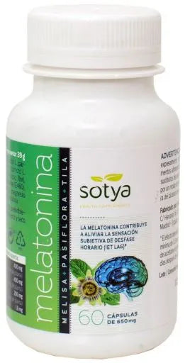 Sotya Melatonina Melissa Passiflora Tila 60 capsule