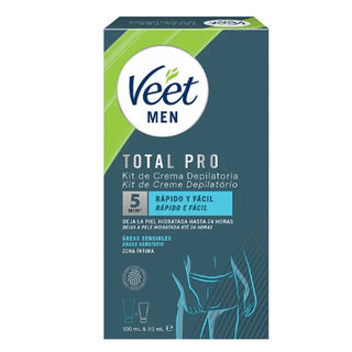 Veet Crema depilatoria Uomo Aree Sensibili Set 2 pezzi 100 ml — Depilazione