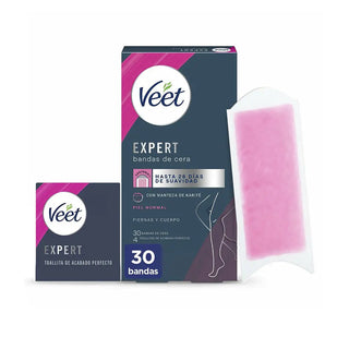 Depilatory strips Veet Expert for normal skin, 30 units 