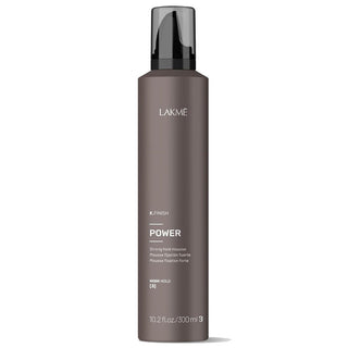 Lakmé K.Finish Power Mousse tenuta forte 300 ml — Mousse capelli