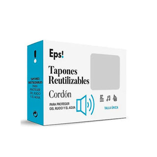 Tappi per le orecchie riutilizzabili Eps, 2 pezzi