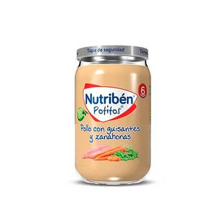Nutribén Pollo con guisantes y zanahorias 235 g 