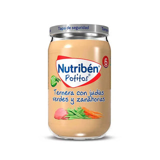 Nutribén Manzo con fagiolini e carote 235 g