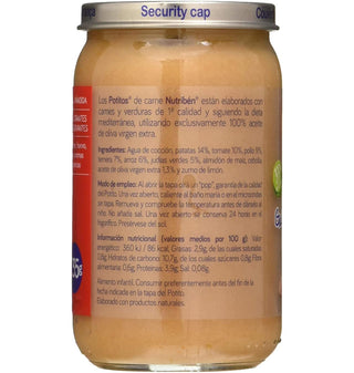 Nutribén Potito Pollo, Manzo e Fagiolini 235 g — Omogeneizzato