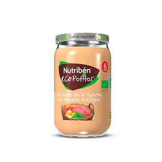 Nutribén Ecopot Verdure da giardino con carne di manzo biologica 235 g
