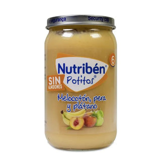 Nutribén Barattolo Pesca, Pera e Banana 235 g