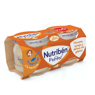 Nutribén Jar Banana, Arancia e Biscotto 2 Confezioni 190 g