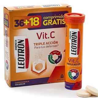 Leotron Vitamin C 36 + 18 Effervescent Tablets 