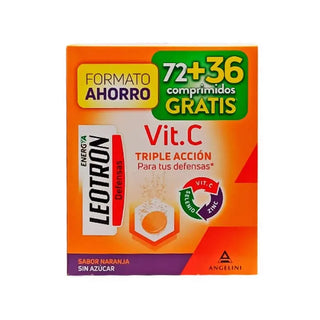 Leotron Vitamin C 72+36 Effervescent Tablets 