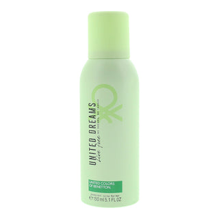 Benetton United Dreams Live Free floreale fruttato fresco deodorante spray per donna 100 ml