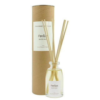 The olphactory Relax Muschio Bianco, Bastoncini profumati, Diffusore di aromi, 100 ml