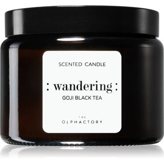 The olphactory Wandering Goji Tè Nero, Goji, Candela Profumata, 360 g
