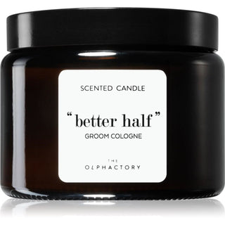 The olphactory Better Half Groom Colonia, Basilico, Candela Profumata, 360 g