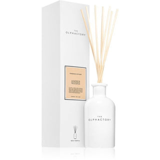 The Olphactory Ambra Whisper, bastoncini profumati, diffusore di aromi, 500 ml