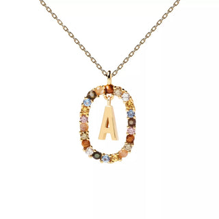 Pdpaola Collana placcata oro lettera "A" Letters CO01-260-U — Collar