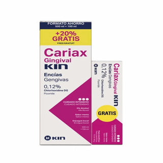 Kin Cariax Gingival Mouthwash 600ml+Toothpaste 100ml