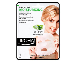 Maschera viso idratante in tessuto Iroha Nature Aloe Vera 1 unità