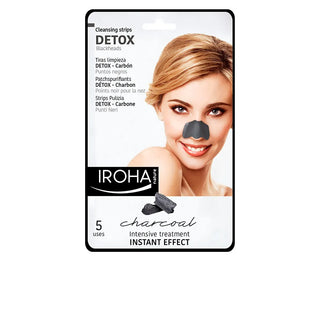 Iroha Nature Detox Nose Strips rimuove i punti neri 5 unità