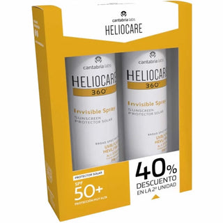 Heliocare 360 Invisible Spray Spf50+ 2x200ml