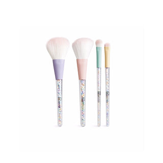 Candy Make-up-Pinsel-Set mit 4 Pinseln von Institut IDC 