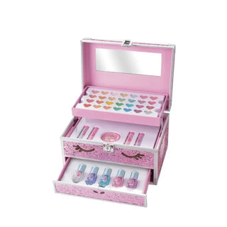 Set di custodie grandi glitterate con unicorno Martinelia