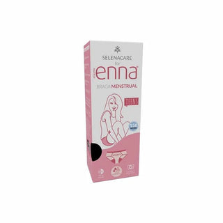 Enna Teens Menstrual Hipster Brief Size 158 Black Moderate Flow