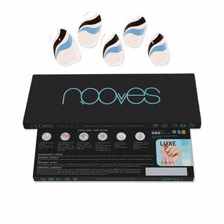 Nooves Premium Glam Flowing Stream Gel Nail Foils 20 unità — Fogli per unghie in gel