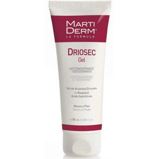 Martiderm Driosec Gel Deodorante per Mani e Piedi 75ml