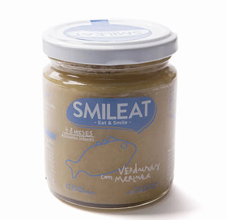 Smileat Organic Baby Food with Vegetables and Hake 230g 