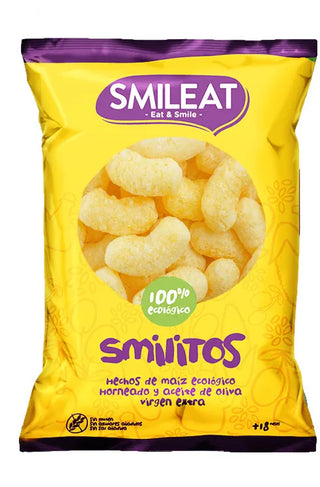 Organic corn snack Smileat Smilitos 38 g 