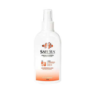 Spray solare ecologico Safe Sea protezione solare SPF50 per il corpo 100 ml