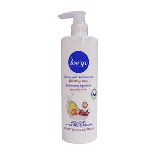 Latte corpo idratante all'olio di avocado e argan Lovyc per pelli molto secche 400 ml