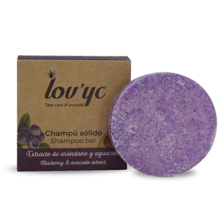 Elie Saab Lovyc Shampoo Sólido Arándano y Aguacate 50g 