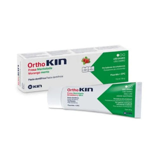 Kin Orthokin Dentifricio Fragola Menta 75 ml — Οδοντόκρεμα