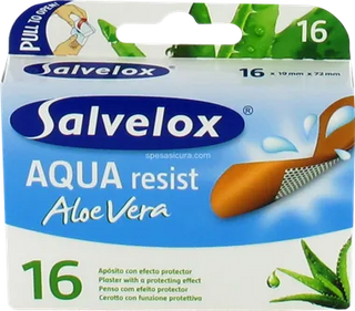 Salvelox Aqua Resist Aloe Vera Cerotto Adesivo 16 Pezzi