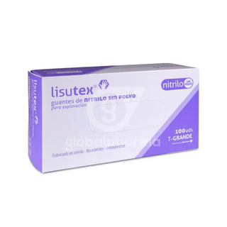 Guantex Lisutex Nitrile S-P T-G 100U 