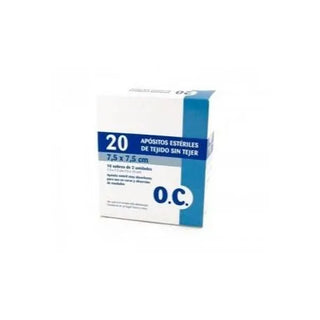O.C Compresa senza tessuto 20 unità 7,5 x 7,5 cm — كمادات