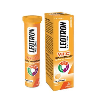 Leotron Vitamin C 18 Effervescent Tablets 