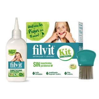 Filvit Dimeticona Lozione Anti Pidocchi 125ml Set 3 Pezzi