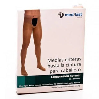 Pantimedias para hombre Medilast, compresión normal, talla grande 701 H 