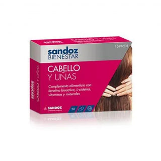 Integratore alimentare per il benessere di capelli e unghie Sandoz 90 capsule