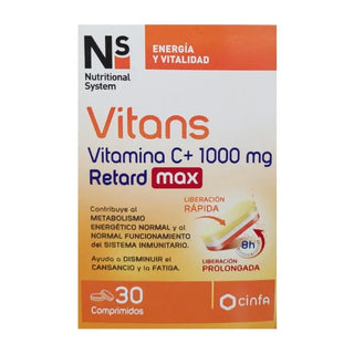 NS Vitans Vitamina C+ 1000Mg Retard Max 30 compresse