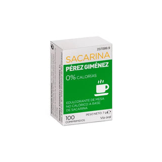 Dispenser di saccarina Pérez Giménez 100 compresse