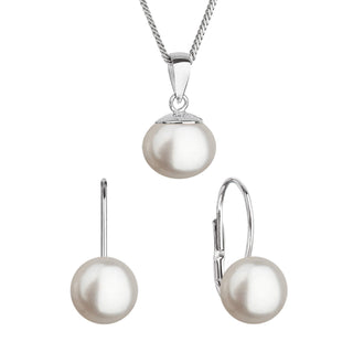 Evolution Group Set gioielli argento con perle vere 29081.1 — Smykkesæt